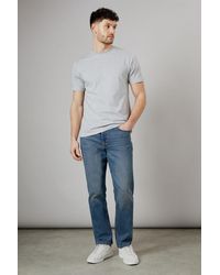 MAINE - Vintage Wash Premium Stretch Straight Fit Jeans - Lyst