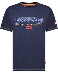 GEOGRAPHICAL NORWAY - Short Sleeve T-Shirt Sy1311Hgn - Lyst