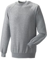 Russell - Classic Sweatshirt (Light Oxford) - Lyst