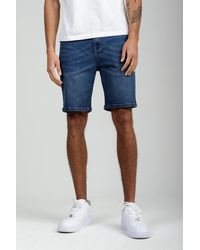 Tokyo Laundry - Cotton Blend Regular-Fit Denim Shorts - Lyst