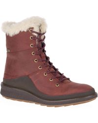 Merrell - Ladies Tremblant Ezra Lace Polar Leather Snow Boots - Lyst