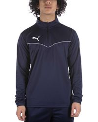 PUMA - Teamrise Sweatshirt 1/4 Zip Top - Lyst