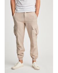 Tokyo Laundry - Linen Blend Cargo-Style Trousers - Lyst