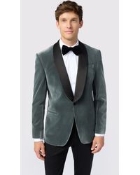 Antique Rogue - Smoke Velvet Slim Fit Jacket - Lyst