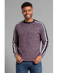 Tokyo Laundry - Crew Neck Jumper With Contrast Sleeve - Lyst
