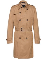BOSS - H-Hyde Trench Coat - Lyst
