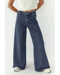 Hiccup - High Waist Wide Leg Jeans - Lyst