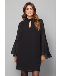 Wallis - Embellished Neck Shift Dress - Lyst