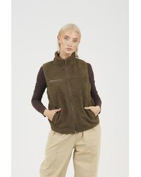 Brave Soul - Zip Through Fleece Gilet - Lyst