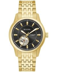 Bulova - Open Heart Watch 97A168 Stainless Steel - Lyst