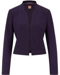 BOSS - Jevoka Solid Patterned Blazer - Lyst
