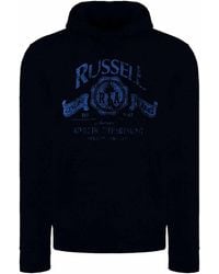 Russell - Logo Hoodie Cotton - Lyst