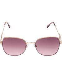 Dune - Accessories Dune Gilded Metal Frame Sunglasses In Gold - Lyst