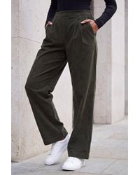 Roman - Cord Wide Leg Trousers - Lyst
