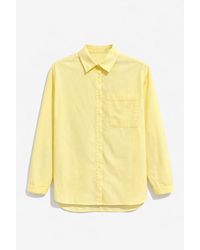 MixRay - Long Sleeve Button-Up Shirt With Pocket - Lyst