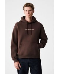 Grimelange - Logo Printed Hooded Sweatshirt - Lyst