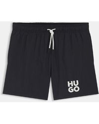 HUGO - Paolo Quick Dry Swim Shorts - Lyst