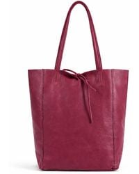 Woodland Leathers - Genuine Italian Leather Tote Bag Large Soft Shoulder Handbag - Lyst