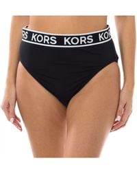 Michael Kors - S High-waist Bikini Panties Mm2m512 Polyamide - Lyst
