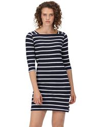 Regatta - Paislee Printed Jersey 3/4 Sleeve Sun Dress - Lyst
