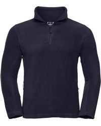 Russell - 1/4 Zip Outdoor Fleece Top (French) - Lyst