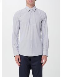 BOSS - Slim Fit Geometric Print Shirt - Lyst