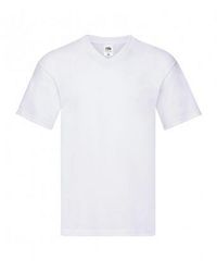 Fruit Of The Loom - Original V Neck T-Shirt Cotton - Lyst