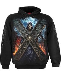 Spiral - Adult Crossed Over Back & Sleeve Print Hoodie - Lyst