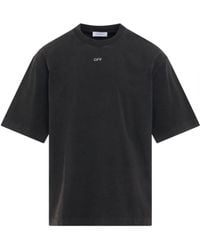 Off-White c/o Virgil Abloh - Bacchus Skate Fit Black T-shirt - Lyst