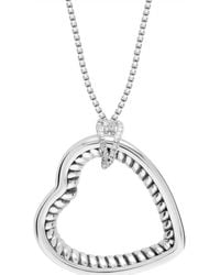 Bibei - Necklace Heart Pendant Sterling 925 Bicll021 - Lyst