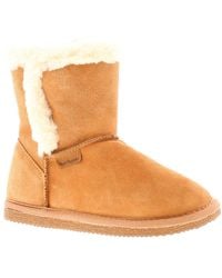 Hush Puppies - Suede Bootie Memory Foam Slippers - Lyst
