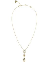 Guess - Ubn05234Yg Ladies 4G Light Necklace - Lyst