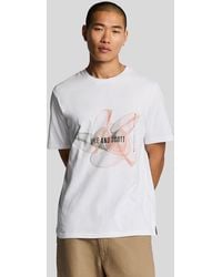 Lyle & Scott - 3D Line Graphic T-Shirt - Lyst