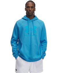 Under Armour - Ua Rival Hooded Neck Long Sleeve Raglan Top - Lyst