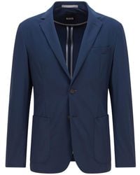 BOSS - Blazer P-hanry In Donkerblauw - Lyst