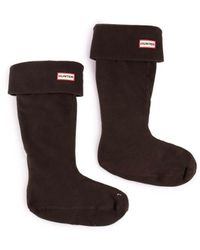 HUNTER - Tall Fleece Welly Socks - Lyst