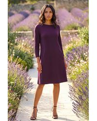 Roman - A-Line Pocket Detail Swing Dress - Lyst