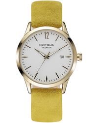 Orphelia - Fashion Suede Watch Of711821 Leather - Lyst