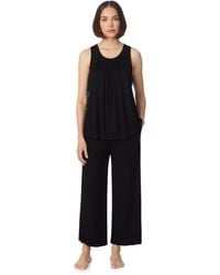 DKNY - Crew Tank And Crop Pant Pyjama Sleep Set - Lyst