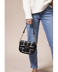 SVNX - Knit Check Shoulder Bag - Lyst
