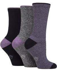 Country Pursuit - 3 Pairs Ladies Water Repellent Midweight Outdoor Socks For Hiking & Walking - Lyst