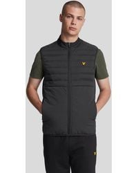 Lyle & Scott - Sports Hybrid Double Baffle Gilet - Lyst