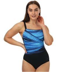 Speedo - Womenss Sculpture Amberglow Printed Swimsuit - Lyst