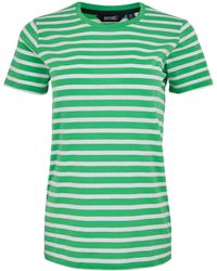 Regatta - Bayletta Gestreept T-shirt (eilandgroen/wit) - Lyst