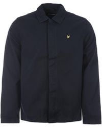 Lyle & Scott - Washed Drill Overshirt Jacket Cotton - Lyst