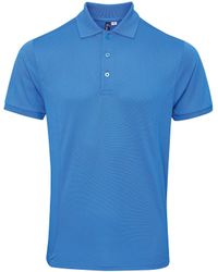 PREMIER - Coolchecker Plus Pique Polo With Coolplus - Lyst