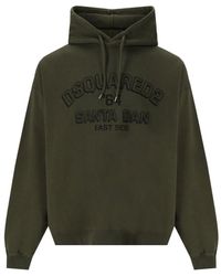 DSquared² - Loose Fit Santa Dan Logo Hoodie Cotton - Lyst