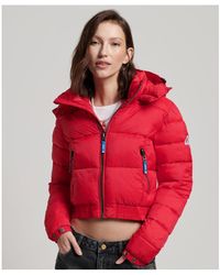 Superdry - Fuji Cropped Hooded Jacket - Lyst