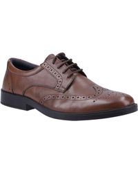 Hush Puppies - Nolan Leather Brogues Shoes - Lyst