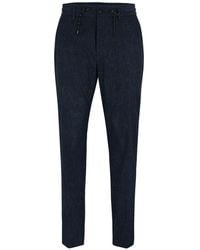 BOSS - Slim-Fit Trousers - Lyst